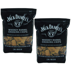 JACKDANIEL'S Wood BBQ Smoking Chips 2 Pack front view
