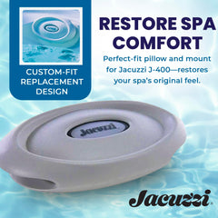 Jacuzzi J-400 Spa Pillow side view with light window