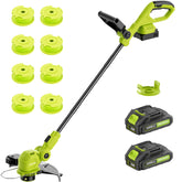 JAGROM 12-inch cordless string trimmer front view