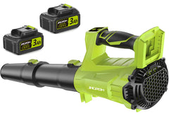 JAGROM electric leaf blower cordless green model front view
