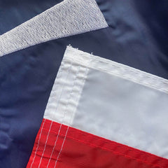 Jayus 3x5 Ft US Flag with vibrant colors against a clear sky