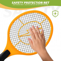 Jazb Electric Fly Swatter on a picnic table outdoors