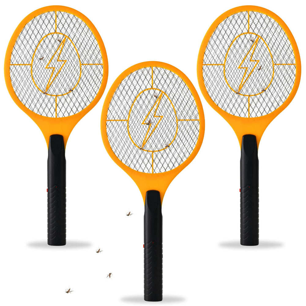 Jazb Electric Fly Swatter pack of 3 in yellow
