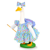 JcHrmers Back to School Goose Outfit blue crayon theme front view