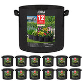 JERIA 12-Pack 7 Gallon Grow Bags front view