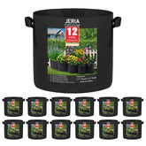 JERIA 20 Gallon Grow Bag front view with clear label