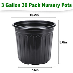 JERIA flexible nursery pots stacked for storage