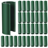 Jetec 32 Pack PVC Pipe Clips in green, front view