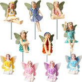 Jetec Fairy Garden Figurines Miniature Set with 10 unique designs