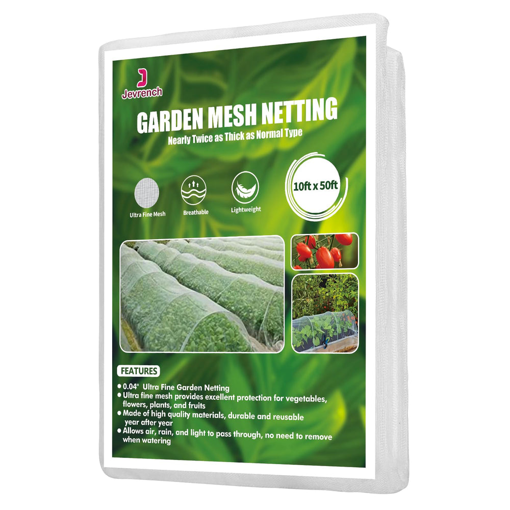 Jevrench 10 x 50 ft Garden Netting front view