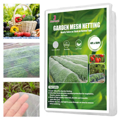 Jevrench 4 x 50 ft garden netting roll, white mesh