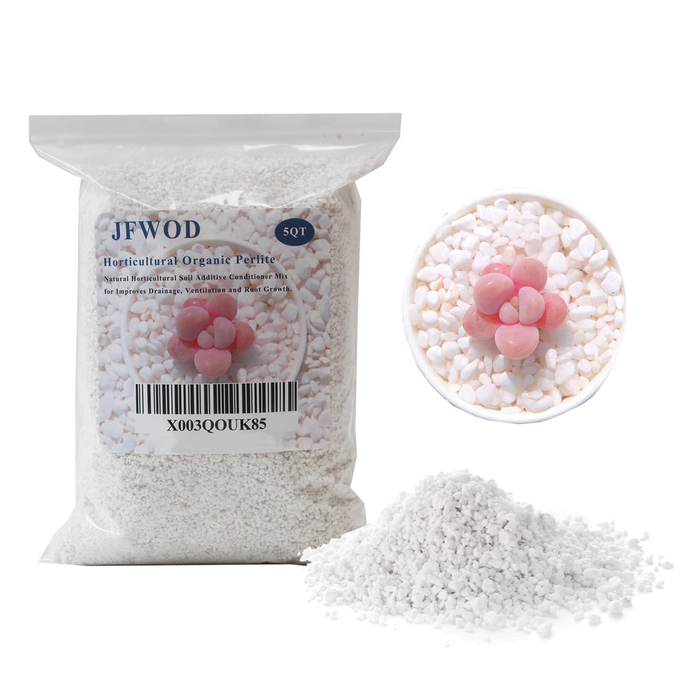 JFWOD Organic Perlite 5 Quart packaging front view