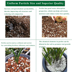 JFWOD Organic Perlite in a garden setting