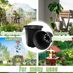 Jgalnim nursery pots in garden setting