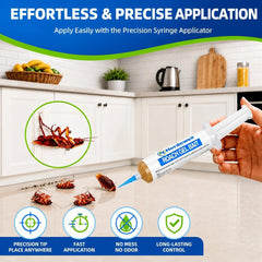 Jiermadun Cockroach Gel Bait application tip close-up