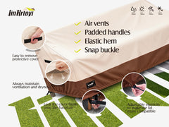 Jin Hrtoyi Couch Cover on a patio sofa