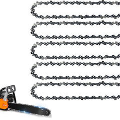 JINFFR 10 Inch Chainsaw Chain 5 Pack front view