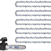 JINFFR 14 Inch Chainsaw Chain 5 Pack front packaging view