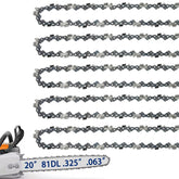 JINFFR 20 Inch Chainsaw Chain pack front view