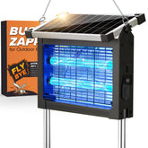 Jinyeda Solar Bug Zapper front view with solar panel