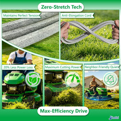 jiuoici GX20072 mower deck belt close-up of material