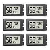 JJMTDS Mini Hygrometer black model front view