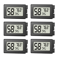 JJMTDS Mini Hygrometer black model front view