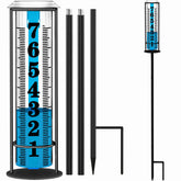 JMBay Rain Gauge outdoor front view with clear scale