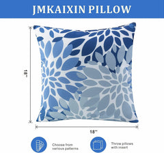 JMKaixin pillow showing the hidden zipper detail