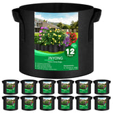 JNYONG 10 Gallon Non-Woven Grow Bag front view