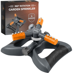 Joeys Garden Rotating Lawn Sprinkler gray model front view