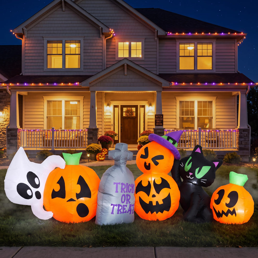 Joiedomi 8 FT Halloween inflatable decoration in the yard