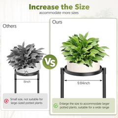 JOPBENG 3 Tier Corner Plant Stand close-up of tray