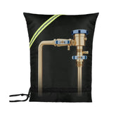 Jorohiker Outdoor Faucet Cover 24" x 24" Black front view