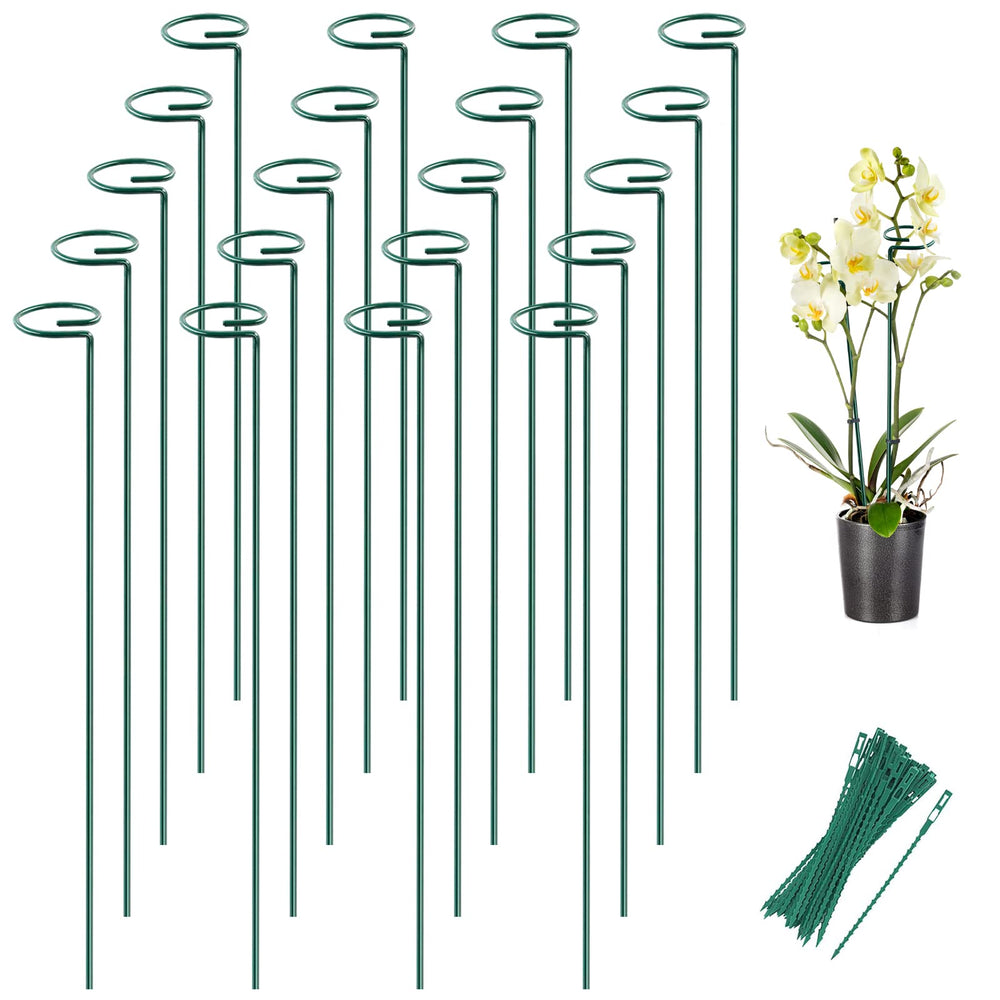 joyhalo 24 inch green plant support stake front view