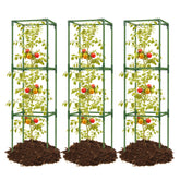 joyhalo 3 Pack 47 Inch Heavy Duty Tomato Cage front view