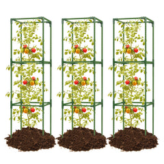 joyhalo 3 Pack 47 Inch Heavy Duty Tomato Cage front view