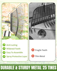 joyhalo Leaf Rake Set packaging display