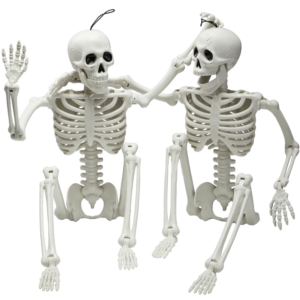 JOYIN 24-inch white posable skeleton front view