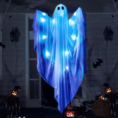 JOYIN Halloween 47-inch light-up ghost with blue LED lights
