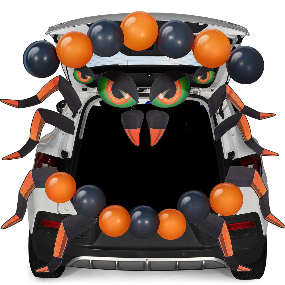 JOYIN Halloween Trunk Or Car Decorations Kit with spider design