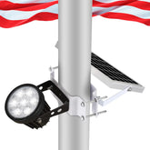 Joylight Solar Flag Pole Light with 7 LEDs front view