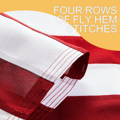 JPorton 3x5ft American Flag displayed outdoors
