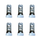 JRED flag pole bracket holder pack including 6 metal brackets