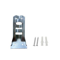 JRED flag pole bracket mounted on a wall with a flag