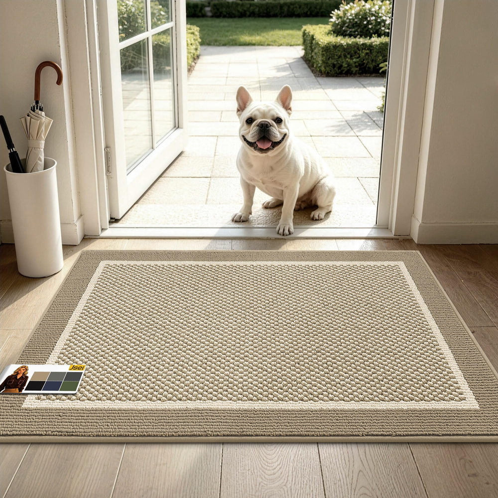 JSEI Dirt Trapper Door Mat 24"x36" beige front view