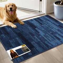 JSEI Dirt Trapper Door Mat blue 24x36 front view