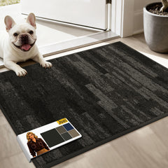 JSEI Dirt Trapper Door Mat dark gray front view