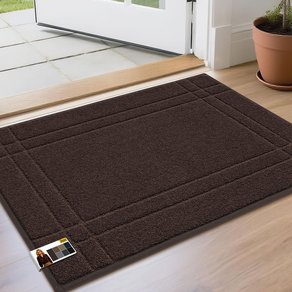 JSEI Door Mat 20x32 brown front view