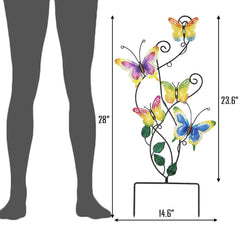 Juegoal Butterfly Garden Stake wall art hanging indoors